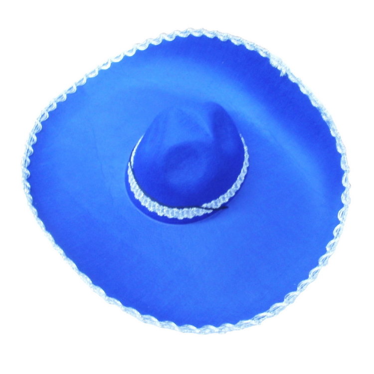 Шляпа Самбрерро синяя