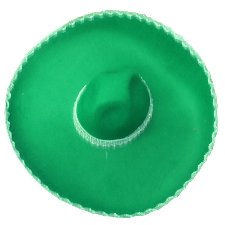 Шляпа Самбрерро зелёная