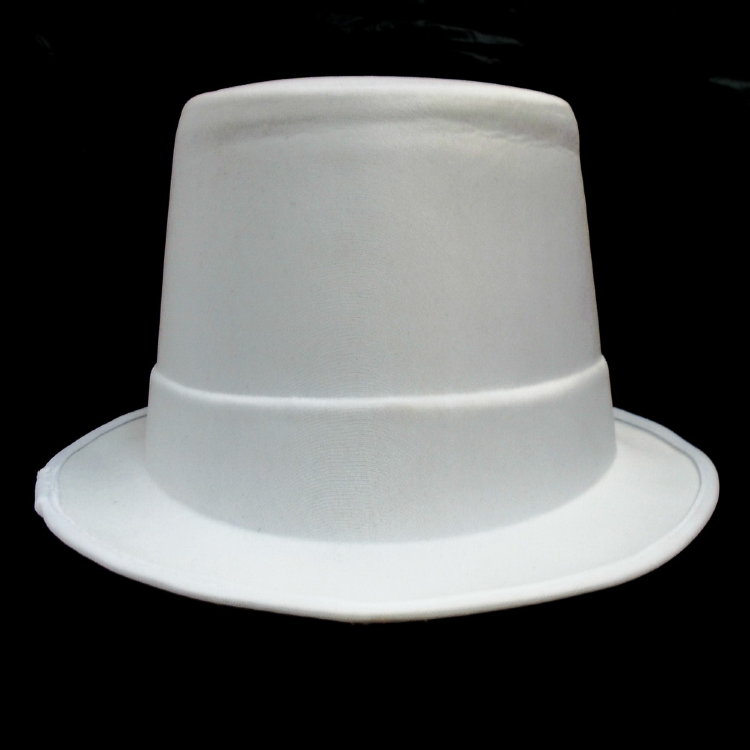 Шляпа Цилиндр (белый Luxe)