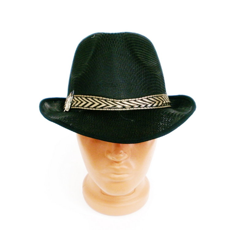 Шляпа сетчатая стильная Чёрная