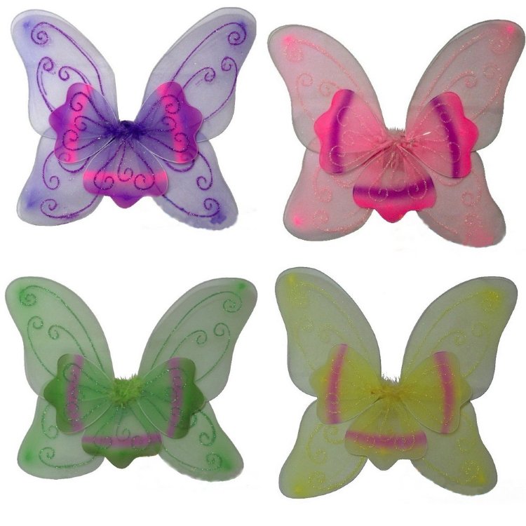 Крылья бабочки большие (разные расцветки)